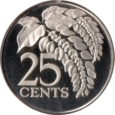 25 Cents Non-Magnetic back