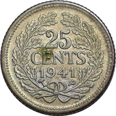 25 Cents - Wilhelmina back