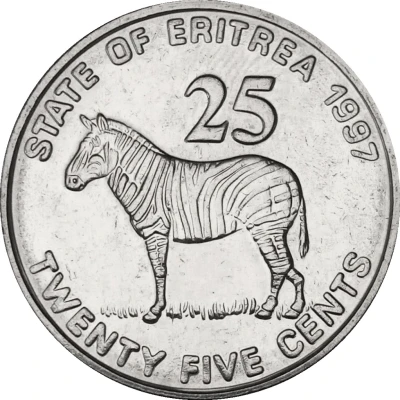 25 Cents front