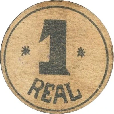 25 Céntimos "1 Real" (Puig) ND back