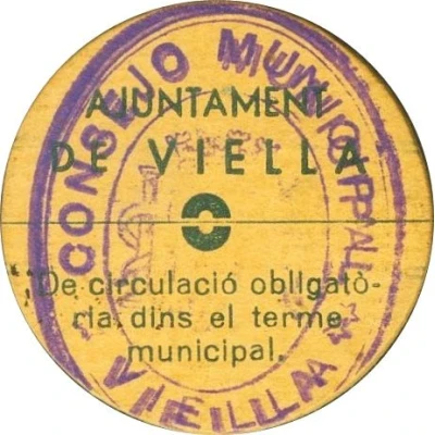 25 Céntimos (Viella) ND front