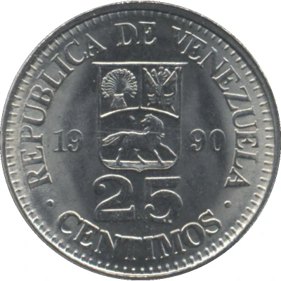 25 Céntimos front