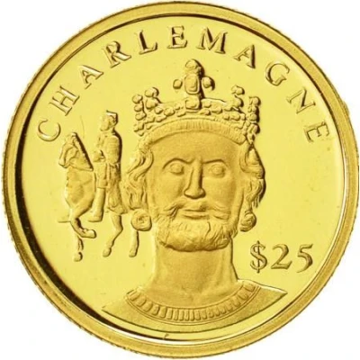 25 Dollars Charlemagne back