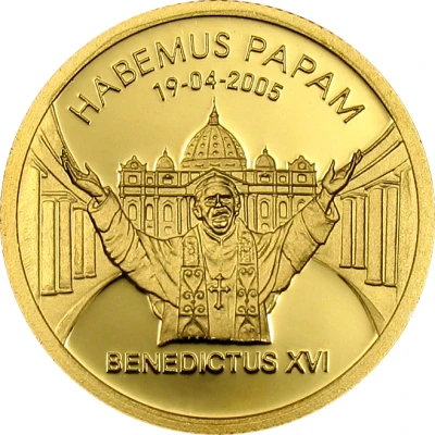 25 Dollars Election of Pope Benedict XVI back