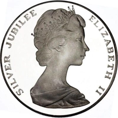 25 Dollars - Elizabeth II Silver Jubilee front