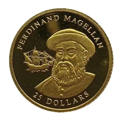 25 Dollars Ferdinand Magellan back