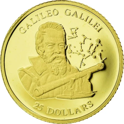 25 Dollars Galileo Galilei back