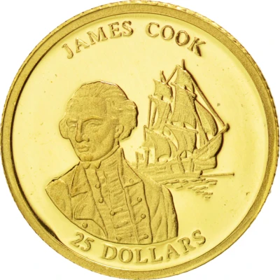 25 Dollars James Cook back