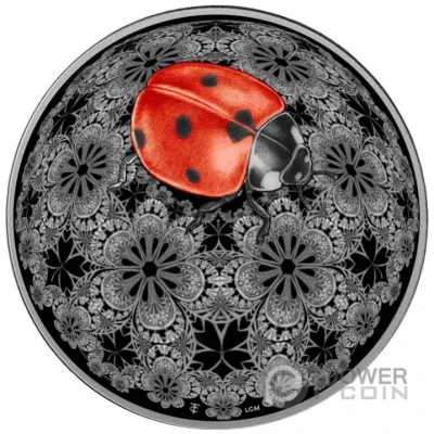 25 Dollars Ladybug, coloured back