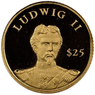 25 Dollars Ludwig II back