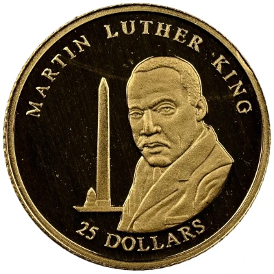 25 Dollars Martin Luther King back