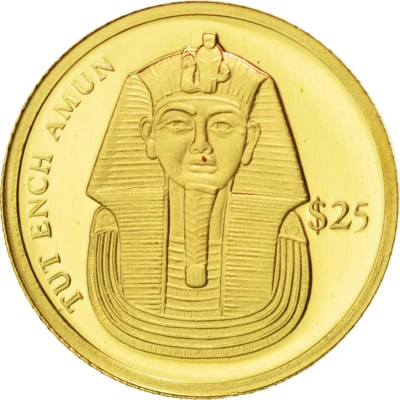 25 Dollars Tutankhamun back