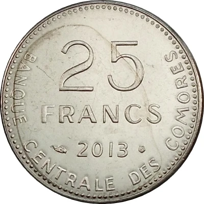 25 Francs FAO back