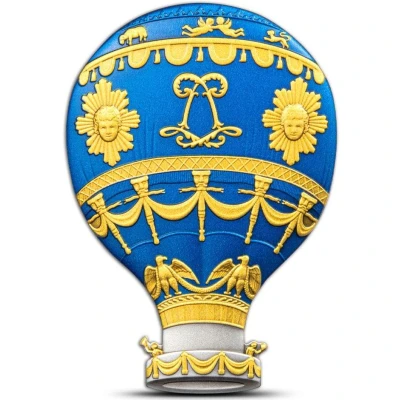 25 Francs Hot Air Balloon back