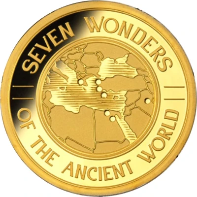 25 Francs Seven Wonders of the Ancient World back