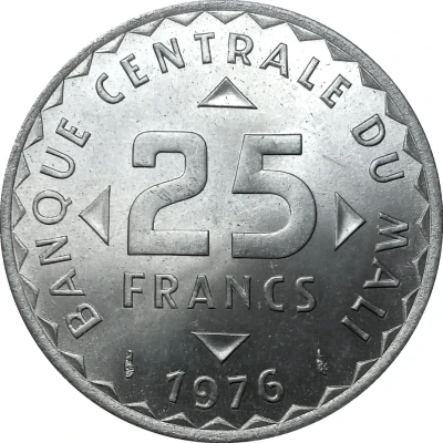 25 Francs front