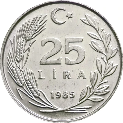 25 Lira back