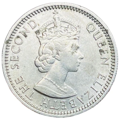 25 Mils - Elizabeth II 1st portrait front