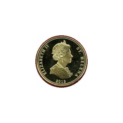 25 Pence - Elizabeth II Battle of Waterloo front