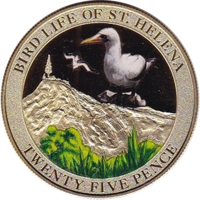 25 Pence - Elizabeth II Bird Life - Albatross back