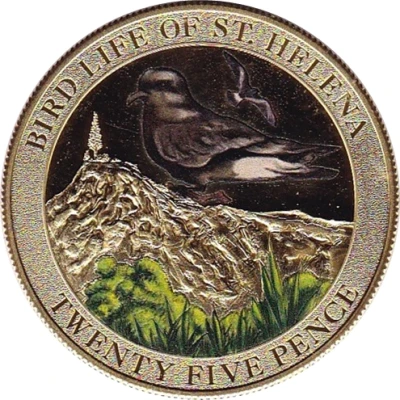 25 Pence - Elizabeth II Bird Life - Bulwer's Petrel back