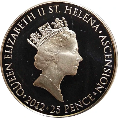 25 Pence - Elizabeth II Diamond Jubilee front