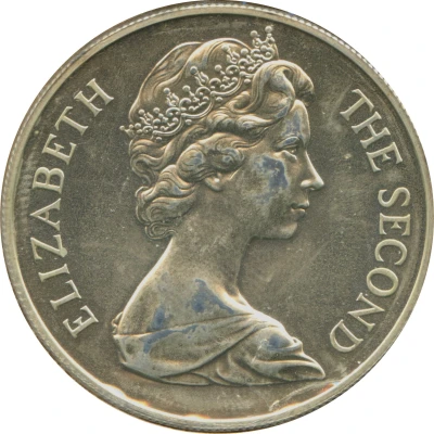 25 Pence - Elizabeth II Discovery; Silver Proof Issue ND front