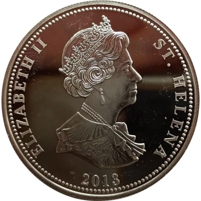 25 Pence - Elizabeth II Napoleon on His Death Bed front