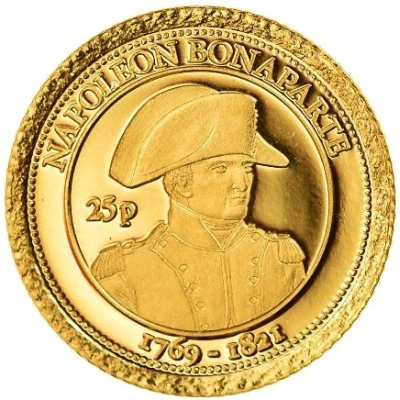 25 Pence - Elizabeth II Napoléon Bonaparte back