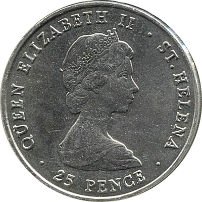 25 Pence - Elizabeth II Queen Mother front