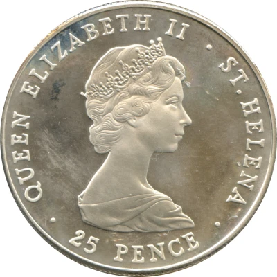 25 Pence - Elizabeth II Wedding of Prince Charles and Lady Diana front