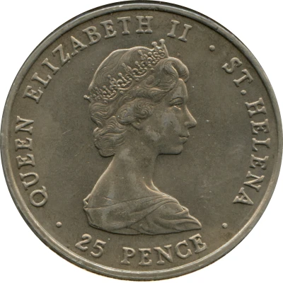 25 Pence - Elizabeth II Wedding of Prince Charles and Lady Diana ND front