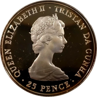 25 Pence - Elizabeth II Year of the Scout ND front