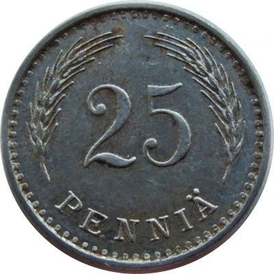 25 Pennia back