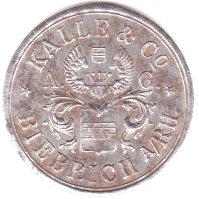 25 Pfennig- Biebrich Kalle and Co front