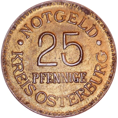 25 Pfennige - Osterburg front