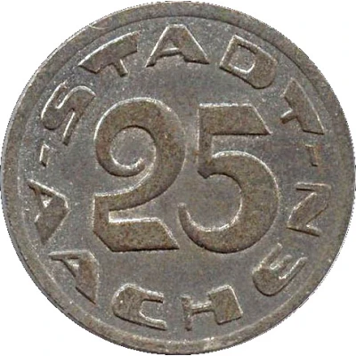 25 Pfennigs - Aachen front