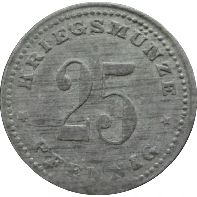 25 Pfennigs - Abbach (Portlandzementwerke) ND back