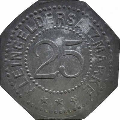 25 Pfennigs - Augsburg (Maschinenfabrik Augsburg-Nürnberg) ND back