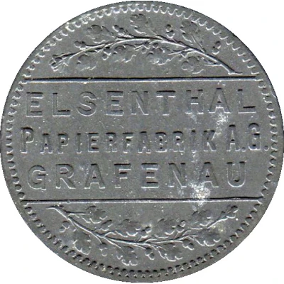 25 Pfennigs - Grafenau Papierfabrik Elsenthal front