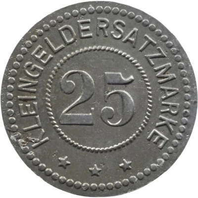 25 Pfennigs - Greifswald back