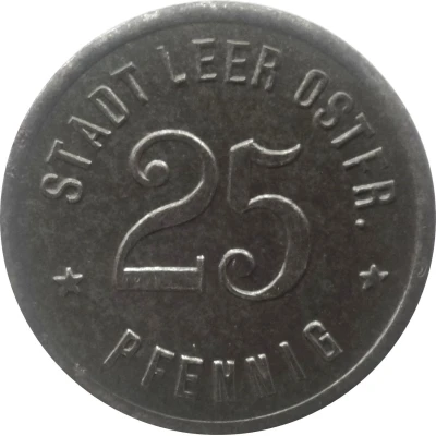 25 Pfennigs - Leer in Ostfriesland front