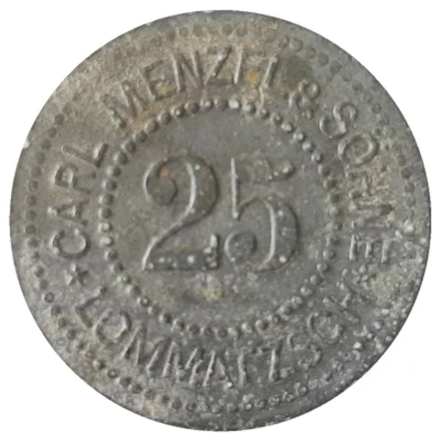 25 Pfennigs - Lommatzsch ND front