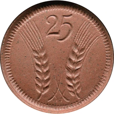 25 Pfennigs - Münsterberg ND back