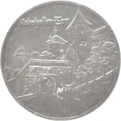 25 Pfennigs - Rothenburg ob der Tauber Kobolzeller Tor back