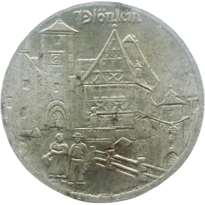 25 Pfennigs - Rothenburg ob der Tauber Plönlein back