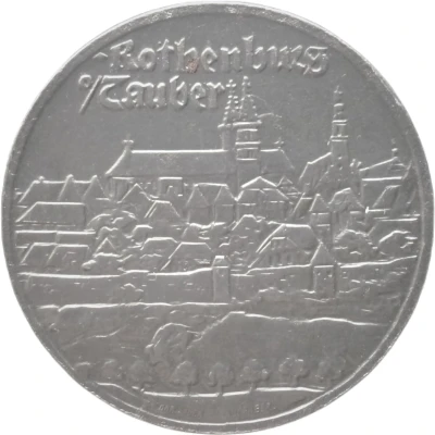 25 Pfennigs - Rothenburg ob der Tauber Rothenburg o/Tauber back