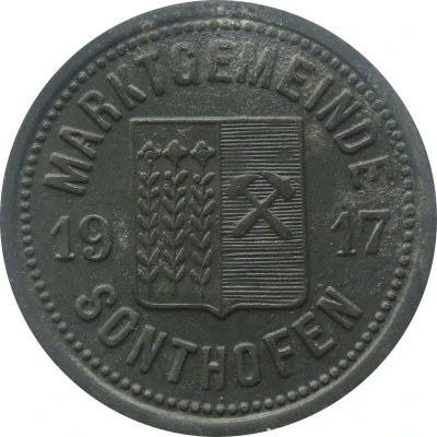 25 Pfennigs - Sonthofen front