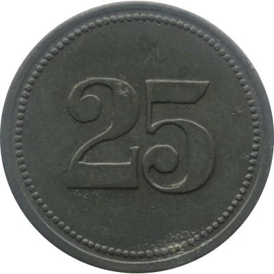 25 Pfennigs - Sonthofen back