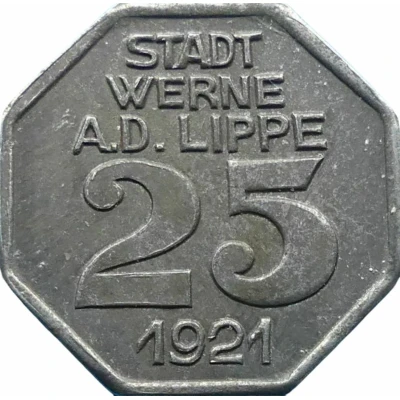 25 Pfennigs - Werne a. d. Lippe front